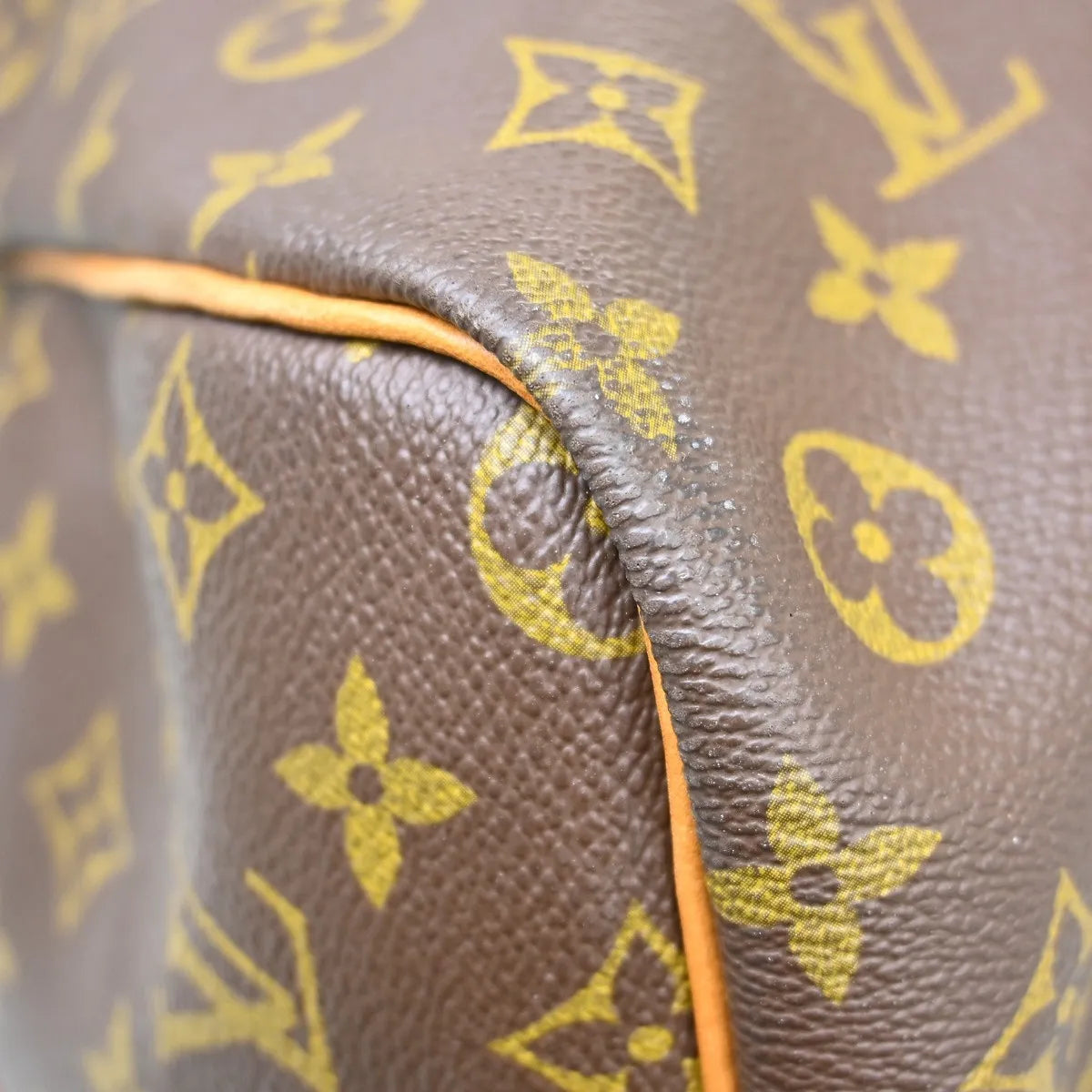 Louis Vuitton Keepall Bandouliere Monogram Canvas Brown Canvas Travel Bag Bag (Pre-Owned)