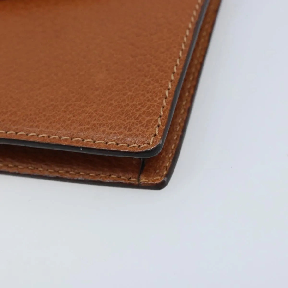 Gucci Vintage Clutch Leather Brown Leather Clutche & Pouche Bag (Pre-Owned)