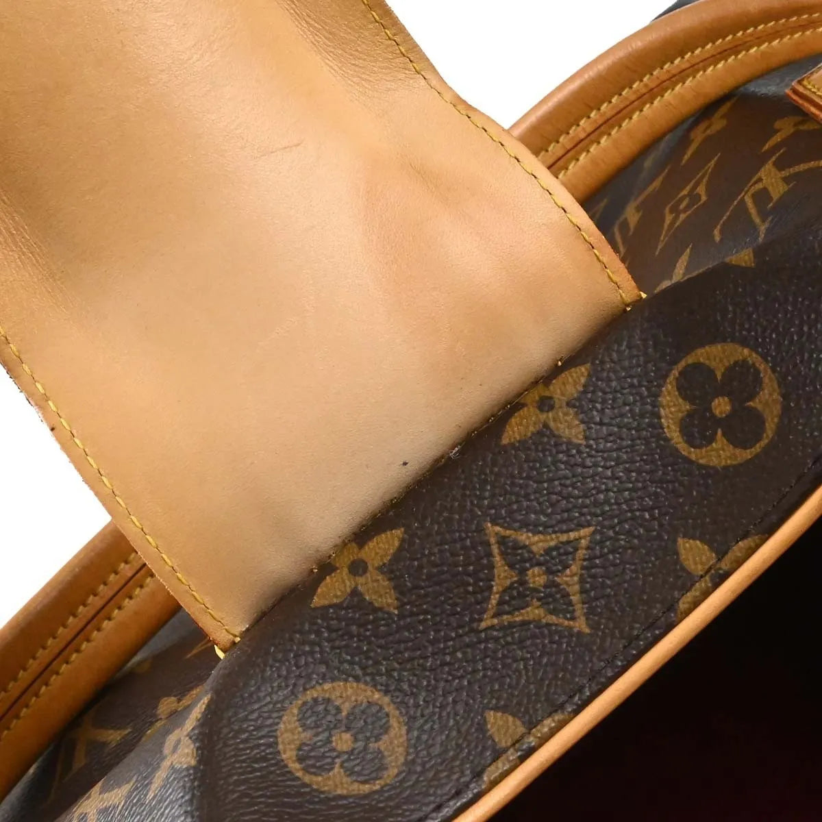 Louis Vuitton Griet Monogram Brown Canvas Handbag (Pre-Owned)