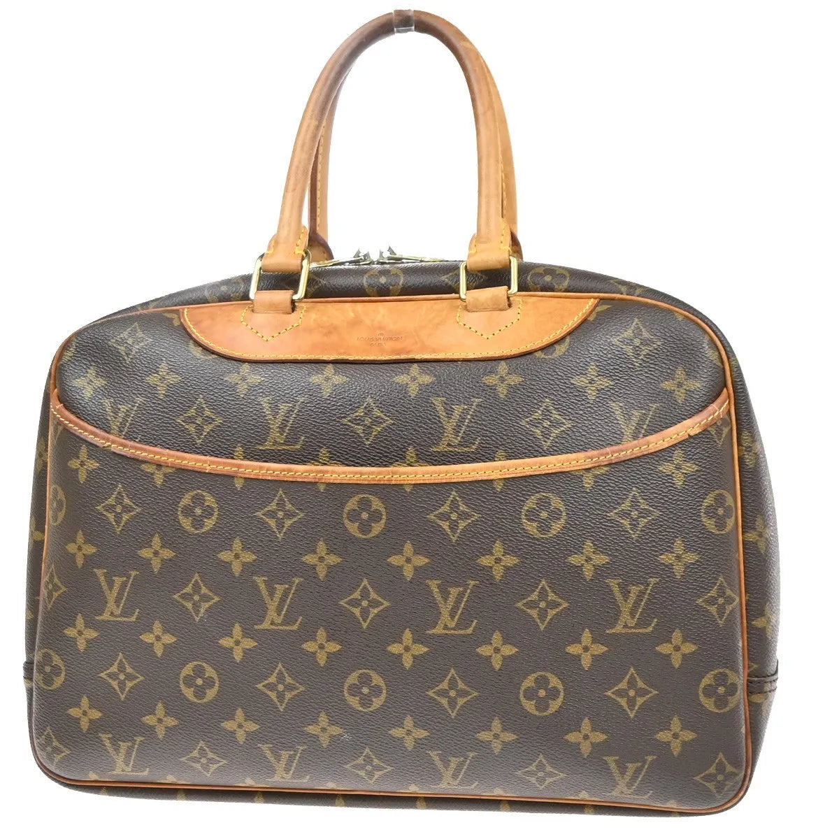 Louis Vuitton Deauville Monogram Canvas Brown Canvas Handbag (Pre-Owned)