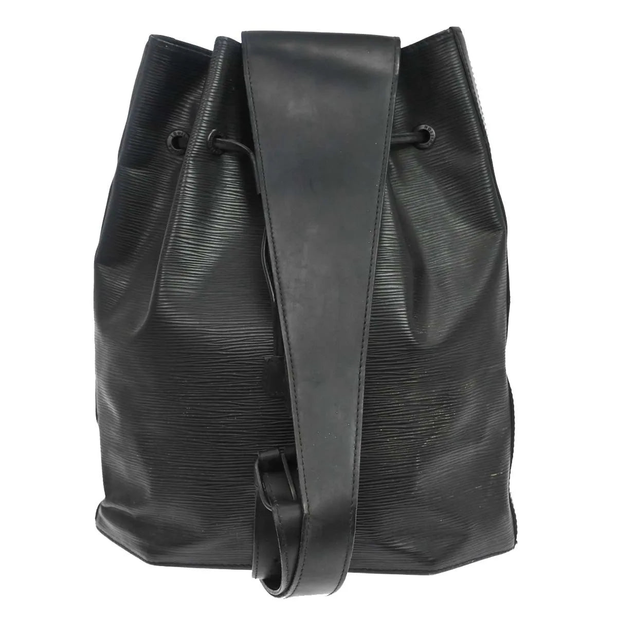 Louis Vuitton Sac A Dos Drawstring Epi Leather Black Leather Backpack Bag (Pre-Owned)