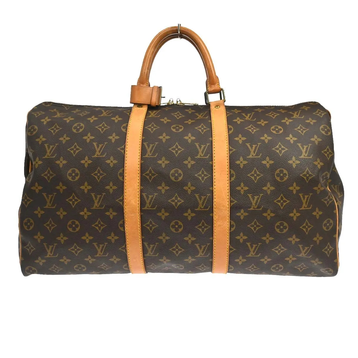 Louis Vuitton Keepall Monogram Canvas Brown Canvas Travel Bag Bag (Pre-Owned)