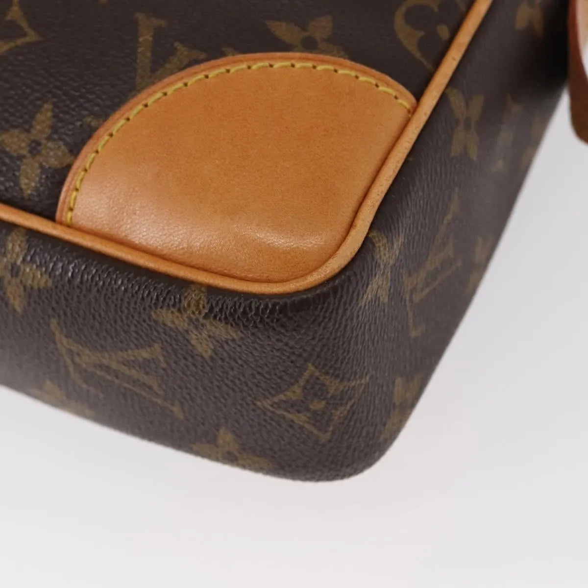 Louis Vuitton Porte Documents Voyage Monogram Canvas Brown Canvas Briefcase Bag (Pre-Owned)