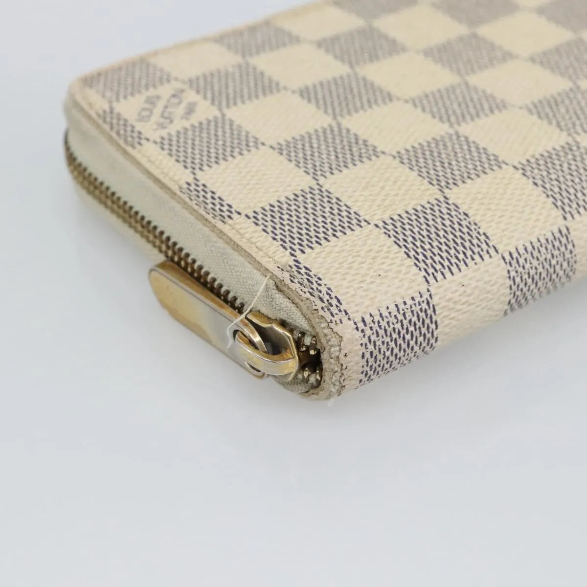 Louis Vuitton Zippy Organizer Damier Ebene Beige Canvas Wallets Accessory (Pre-Owned)