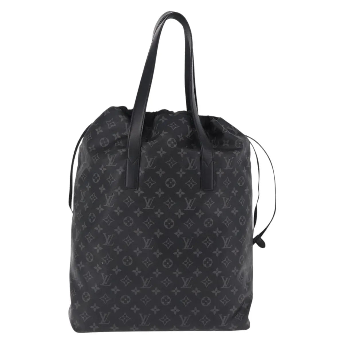 Louis Vuitton Cabas Light Drawstring Monogram Eclipse Canvas Black Canvas Tote Bag Bag (Pre-Owned)