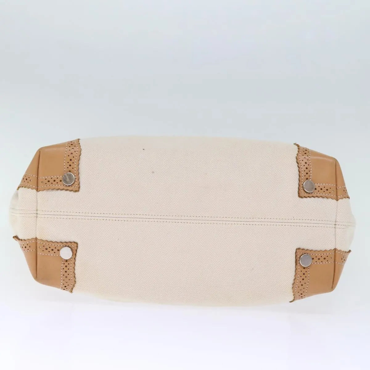 Burberry Blue Label Canvas Beige Canvas Tote Bag Bag (Pre-Owned)