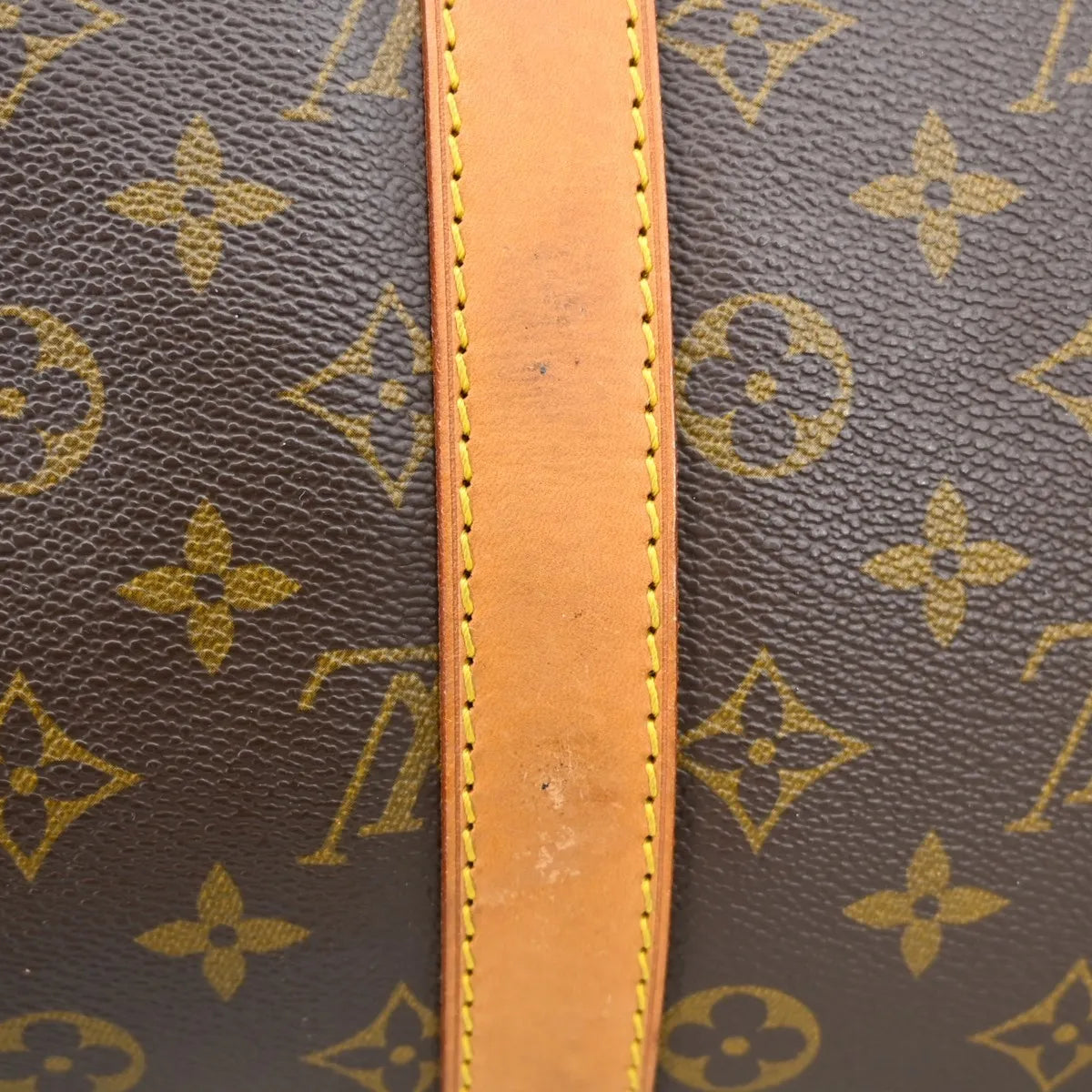 Louis Vuitton Keepall Monogram Canvas Brown Canvas Travel Bag Bag (Pre-Owned)