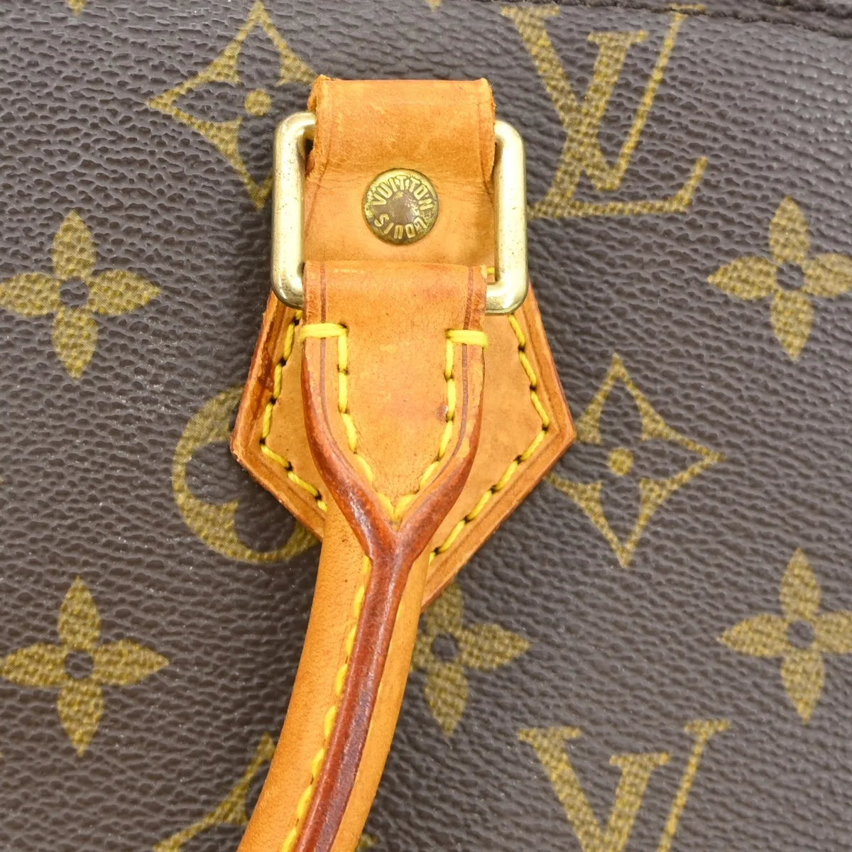 Louis Vuitton Alma Monogram Canvas Brown Canvas Handbag (Pre-Owned)