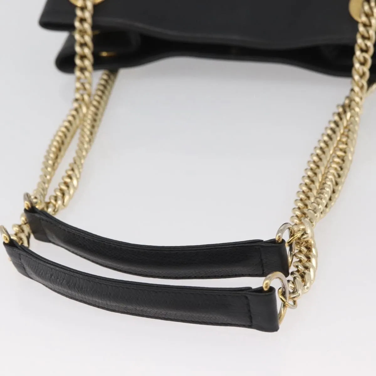 MCM Vintage Vicetos Leather Black Leather Shoulder Bag Bag (Pre-Owned)