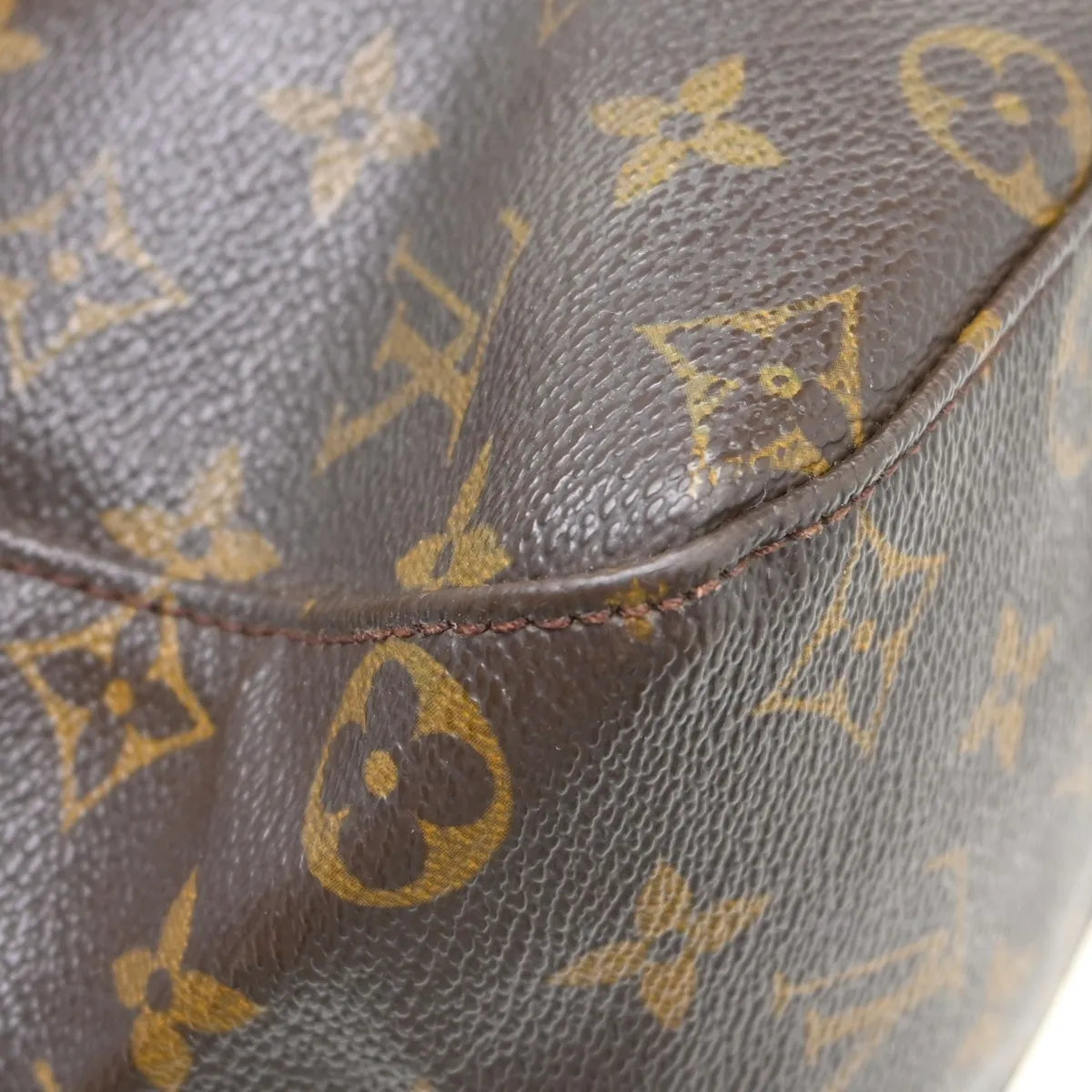 Louis Vuitton Monogram Looping Handbag Monogram Canvas Brown Canvas Shoulder Bag Bag (Pre-Owned)
