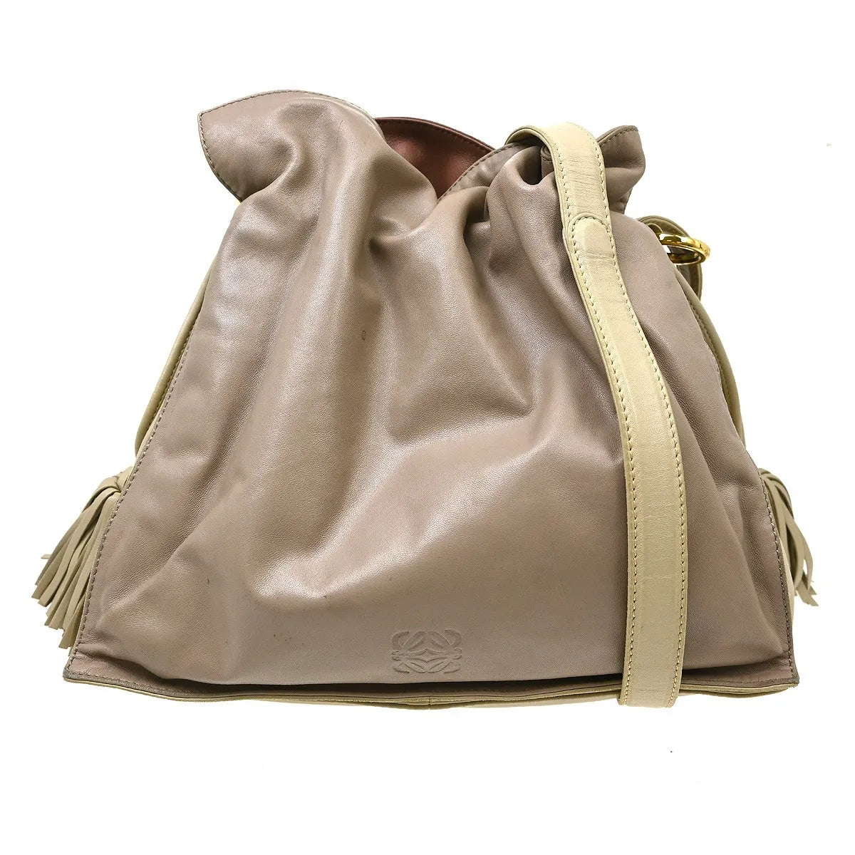 Loewe Flamenco Leather Pink Leather Shoulder Bag Bag (Pre-Owned)
