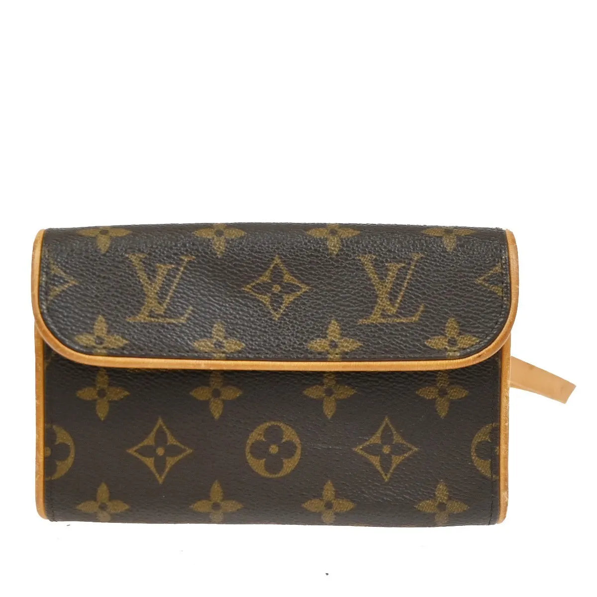 Louis Vuitton Florentine Waist Bag Monogram Brown Canvas Clutche & Pouche Bag (Pre-Owned)