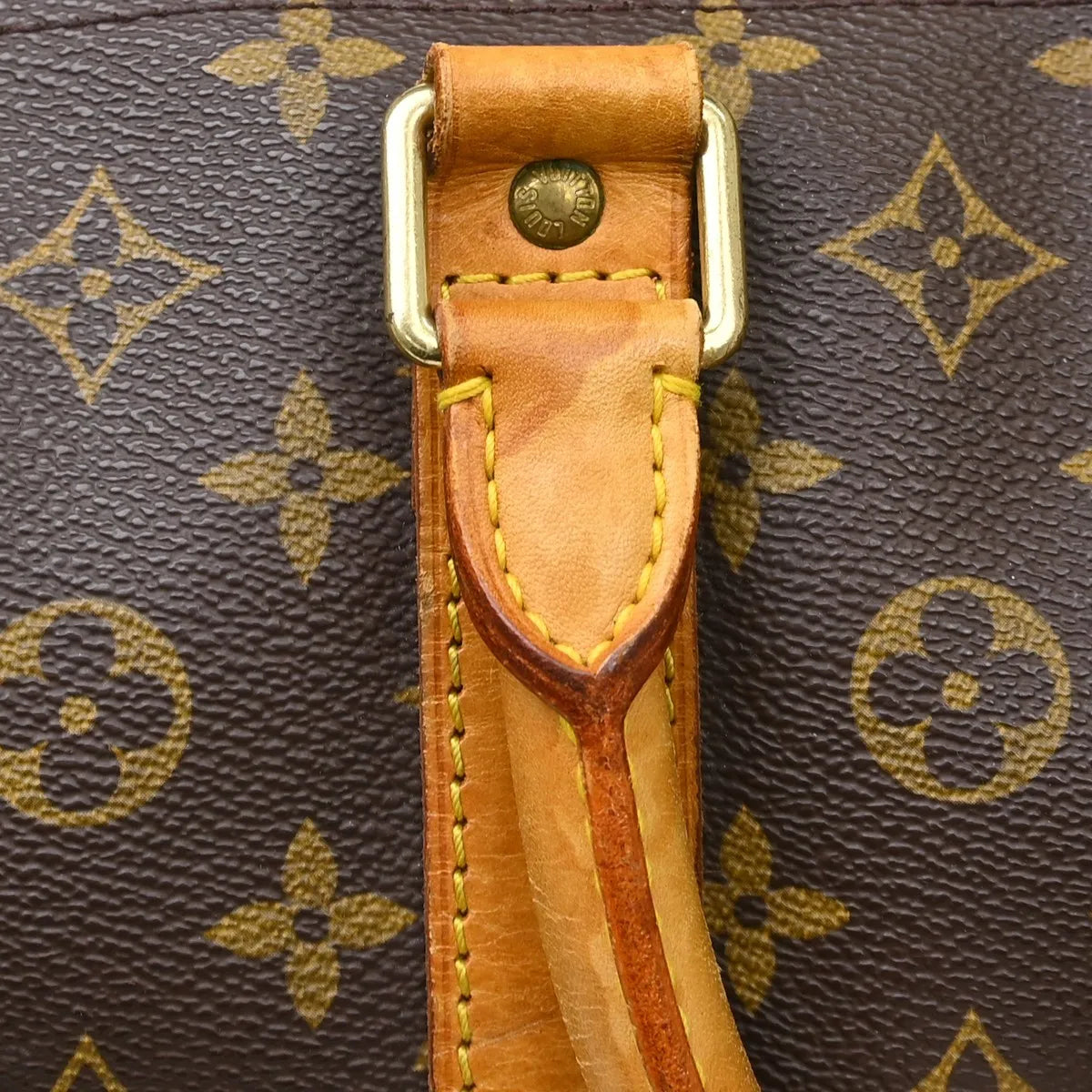Louis Vuitton Keepall Bandouliere Monogram Canvas Brown Canvas Travel Bag Bag (Pre-Owned)