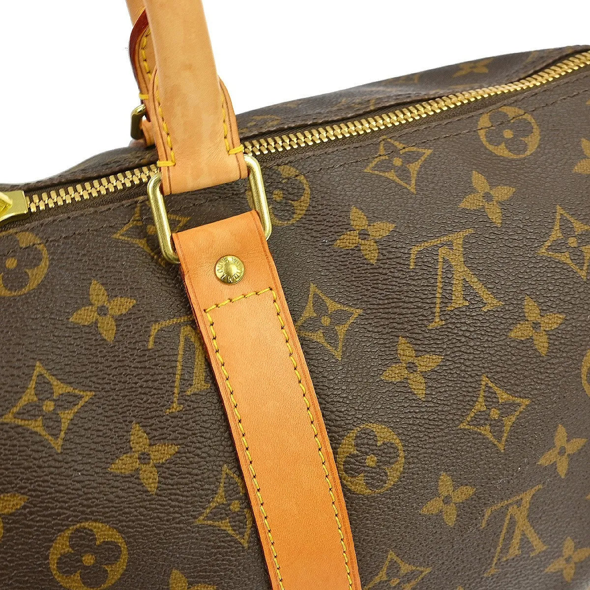 Louis Vuitton Keepall Monogram Canvas Brown Canvas Travel Bag Bag (Pre-Owned)