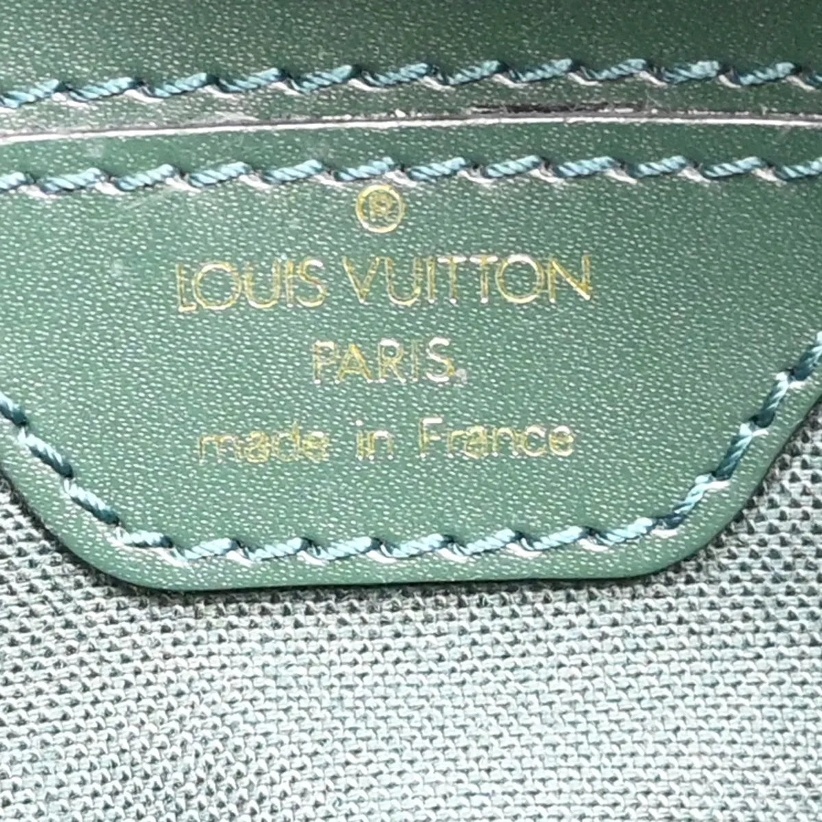 Louis Vuitton Reporter Taiga Leather Green Leather Shoulder Bag Bag (Pre-Owned)