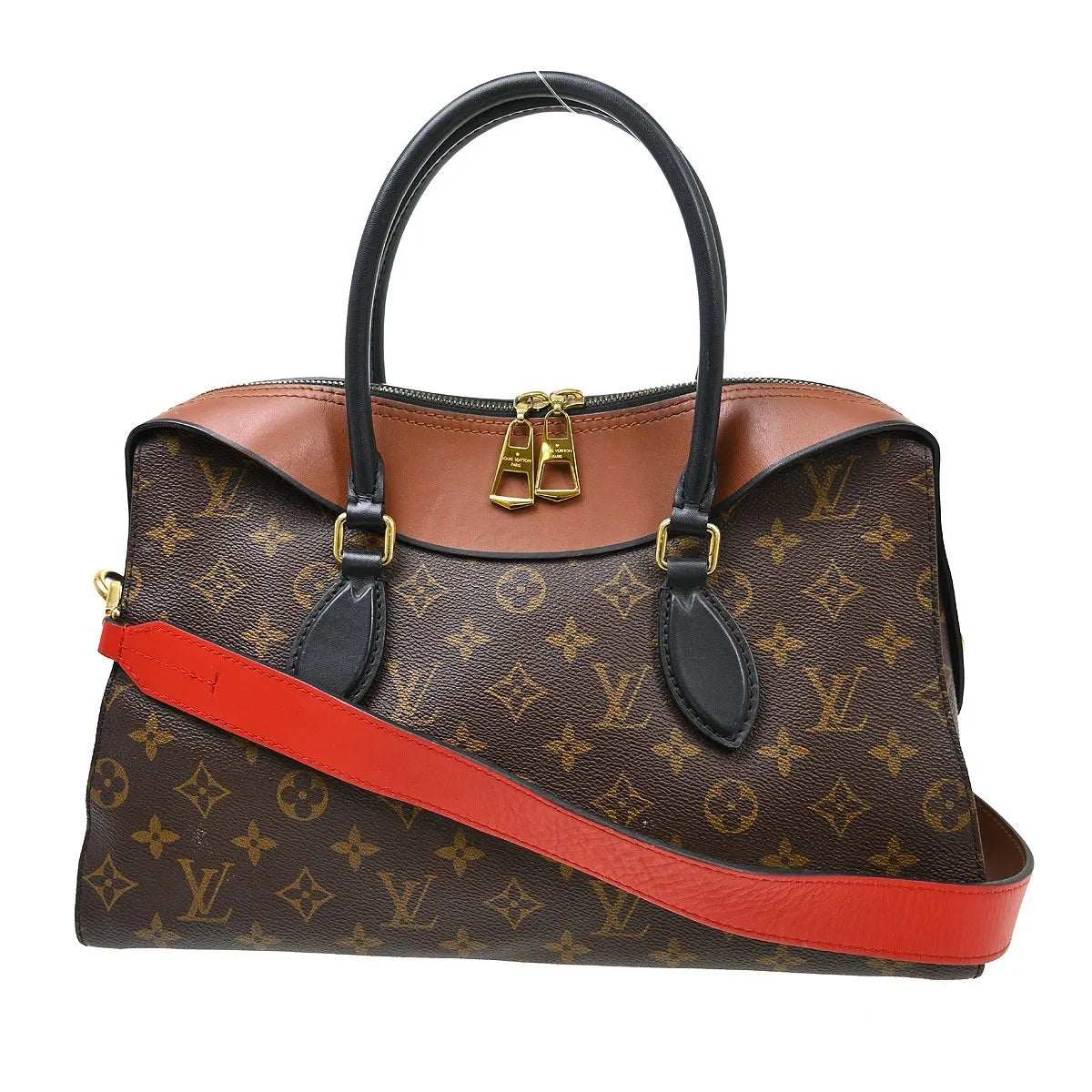 Louis Vuitton Tuileries Monogram Brown Canvas Handbag (Pre-Owned)