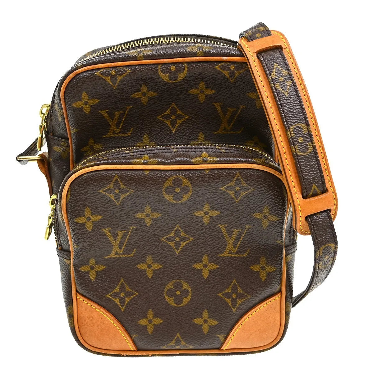 Louis Vuitton Amazone Monogram Canvas Brown Canvas Shoulder Bag Bag (Pre-Owned)