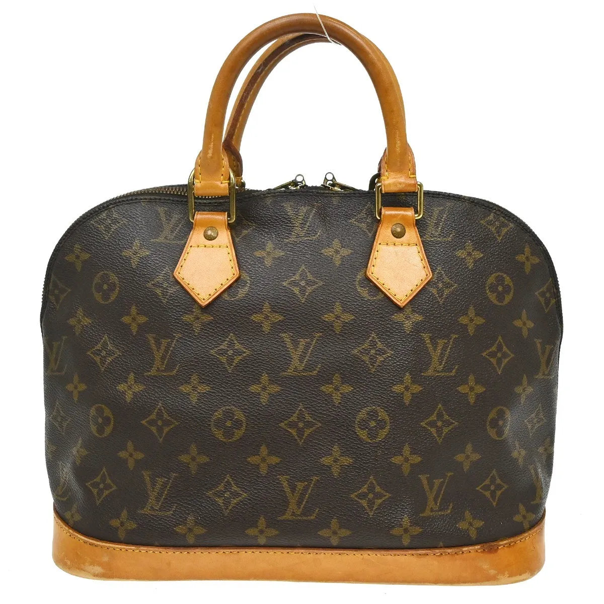 Louis Vuitton Alma Monogram Canvas Brown Canvas Handbag (Pre-Owned)