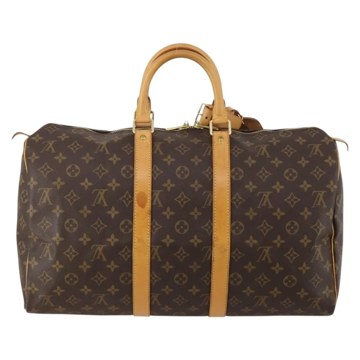 Louis Vuitton Keepall Monogram Canvas Brown Canvas Travel Bag Bag (Pre-Owned)