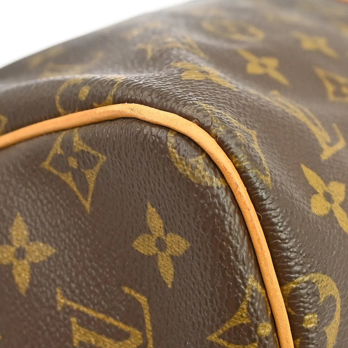 Louis Vuitton Keepall Bandouliere Bag Monogram Canvas Brown Canvas Travel Bag Bag (Pre-Owned)