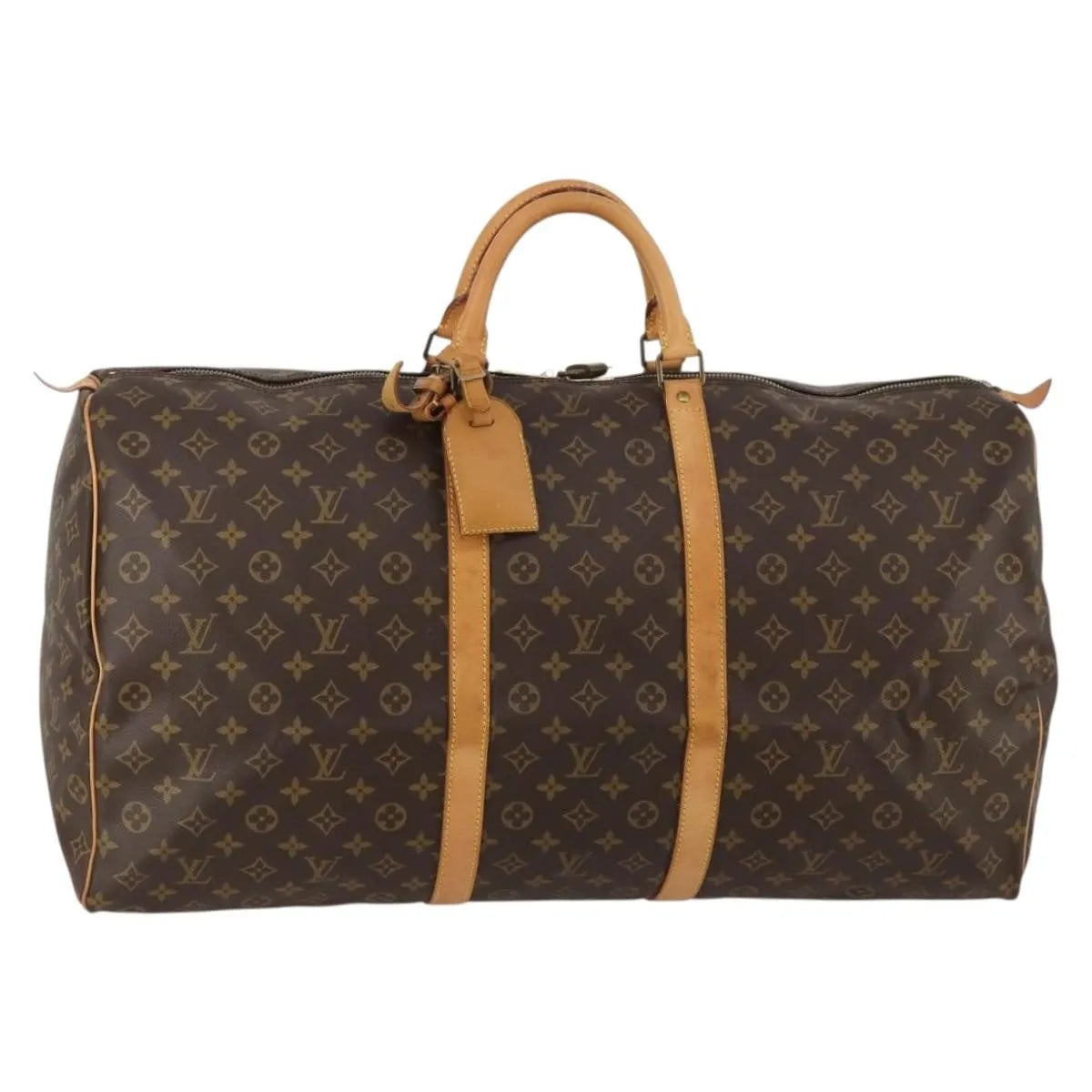 Louis Vuitton Keepall Monogram Canvas Brown Canvas Travel Bag Bag (Pre-Owned)