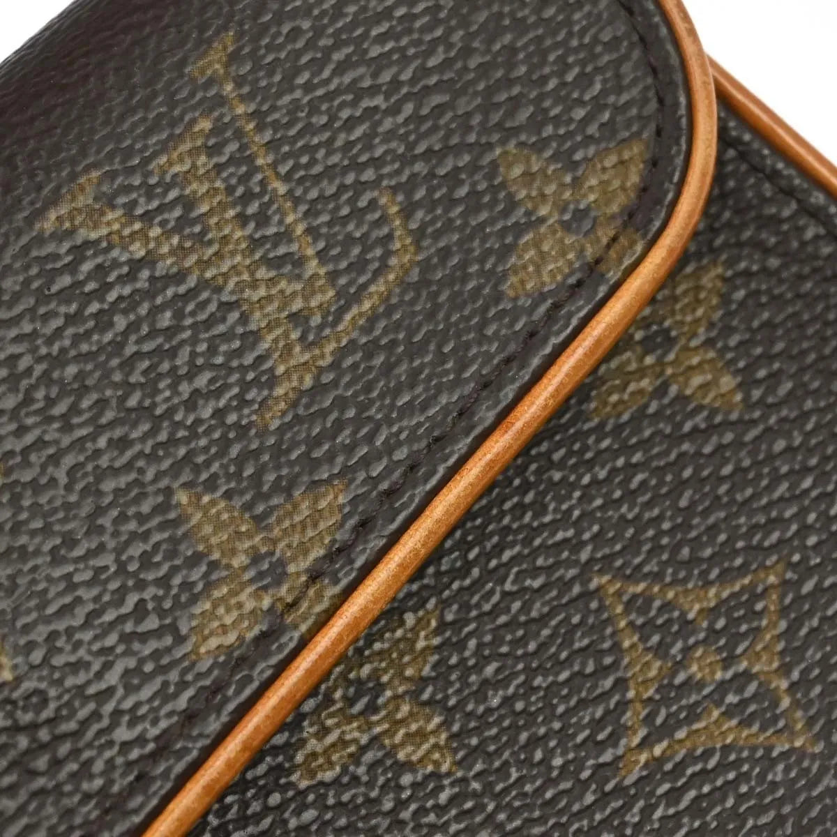 Louis Vuitton Florentine Waist Monogram Canvas Brown Canvas Clutche & Pouche Bag (Pre-Owned)