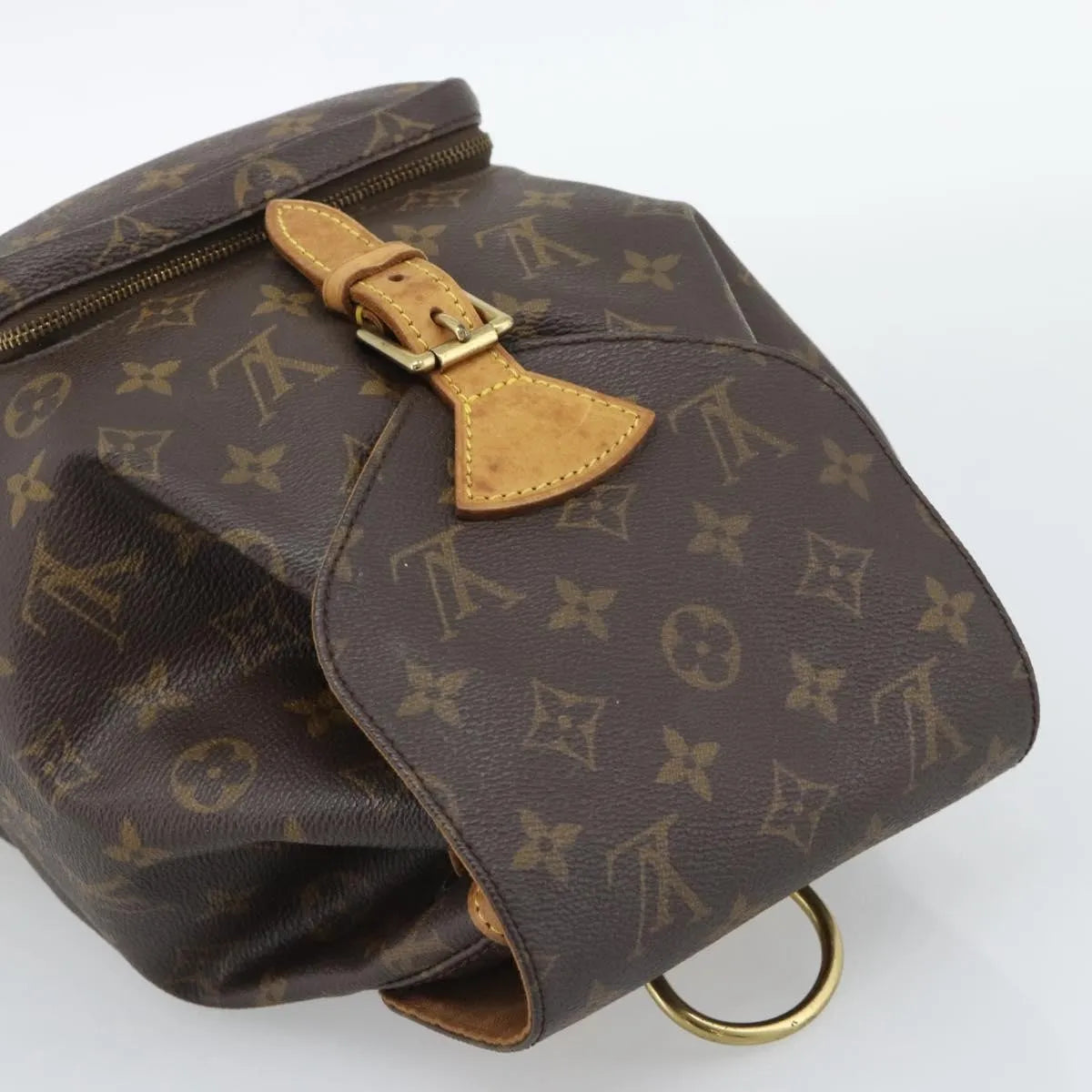 Louis Vuitton Montsouris Monogram Brown Canvas Backpack Bag (Pre-Owned)