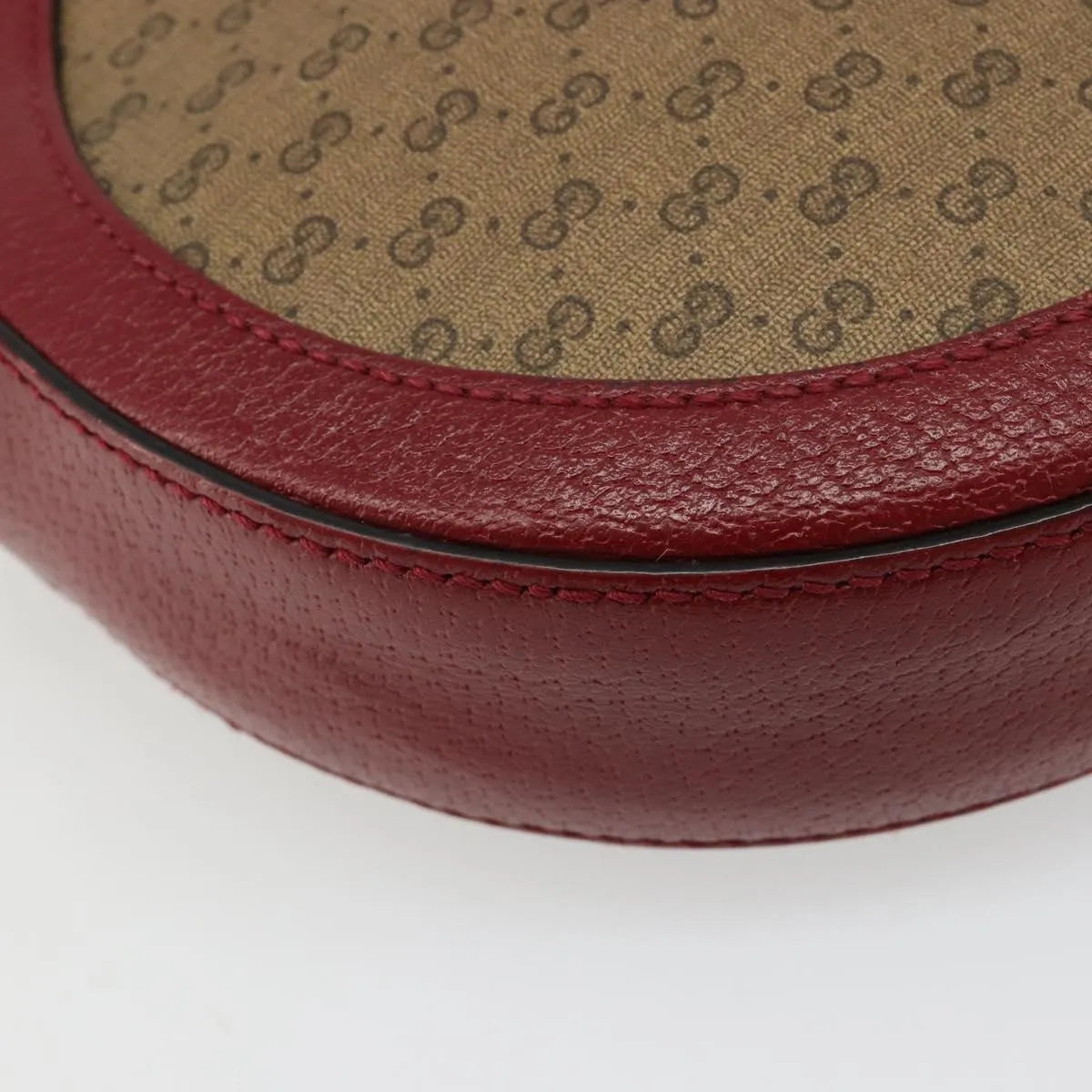 Gucci Doraemon Round Printed Mini Gg Coated Canvas Beige Canvas Shoulder Bag Bag (Pre-Owned)