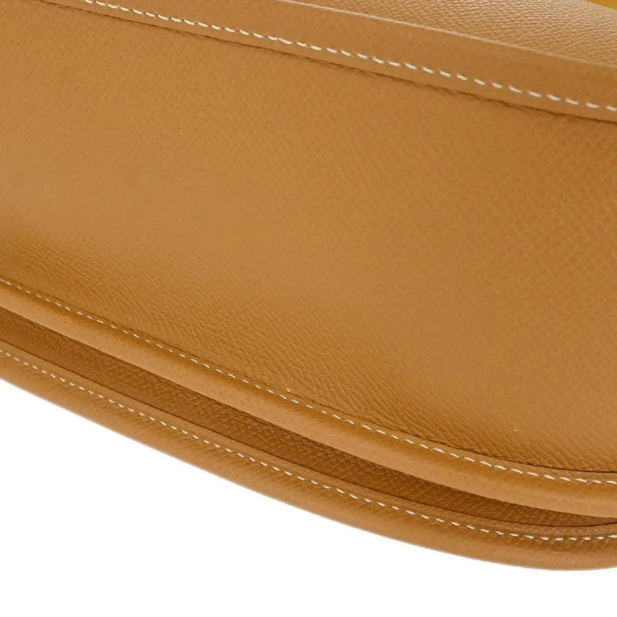 Hermes Evelyne Bag Gen Ii Epsom Brown Leather Shoulder Bag Bag (Pre-Owned)