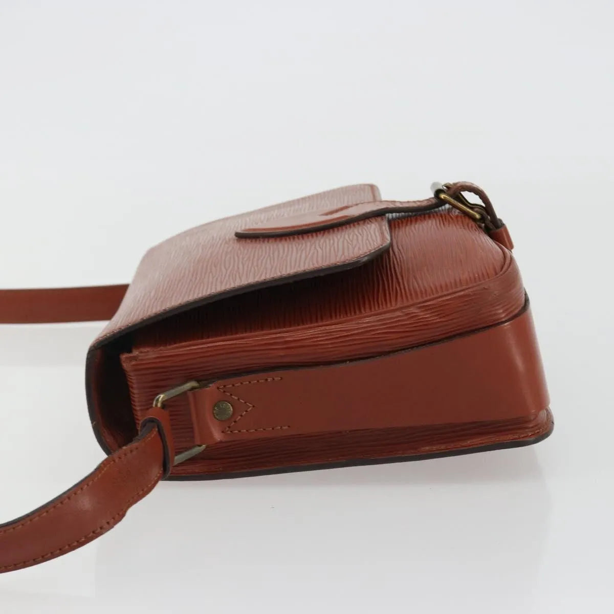 Louis Vuitton Cartouchiere Epi Leather Brown Leather Shoulder Bag Bag (Pre-Owned)