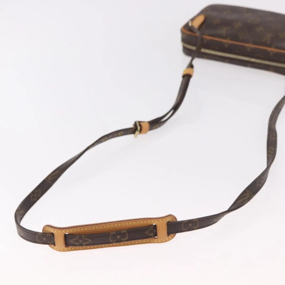 Louis Vuitton Pochette Marly Bandouliere Bag Monogram Canvas Brown Canvas Clutche & Pouche Bag (Pre-Owned)