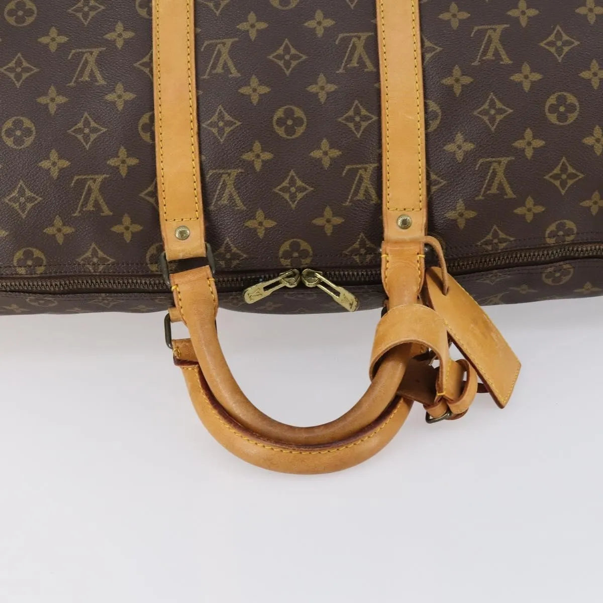 Louis Vuitton Keepall Monogram Canvas Brown Canvas Travel Bag Bag (Pre-Owned)