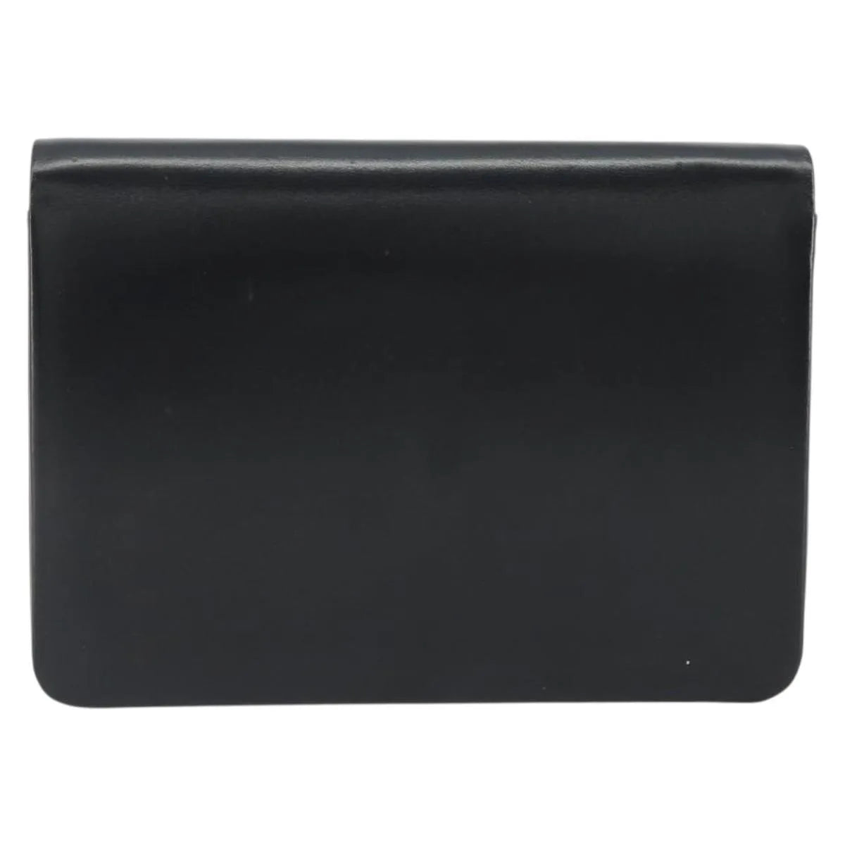 Christian Dior Vintage Clipper Closure Clutch With Logo Leather Black Leather Crossbody Bag Bag (Pre-Owned)