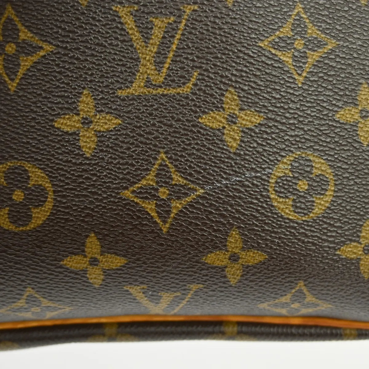 Louis Vuitton Reporter Monogram Brown Canvas Shoulder Bag Bag (Pre-Owned)