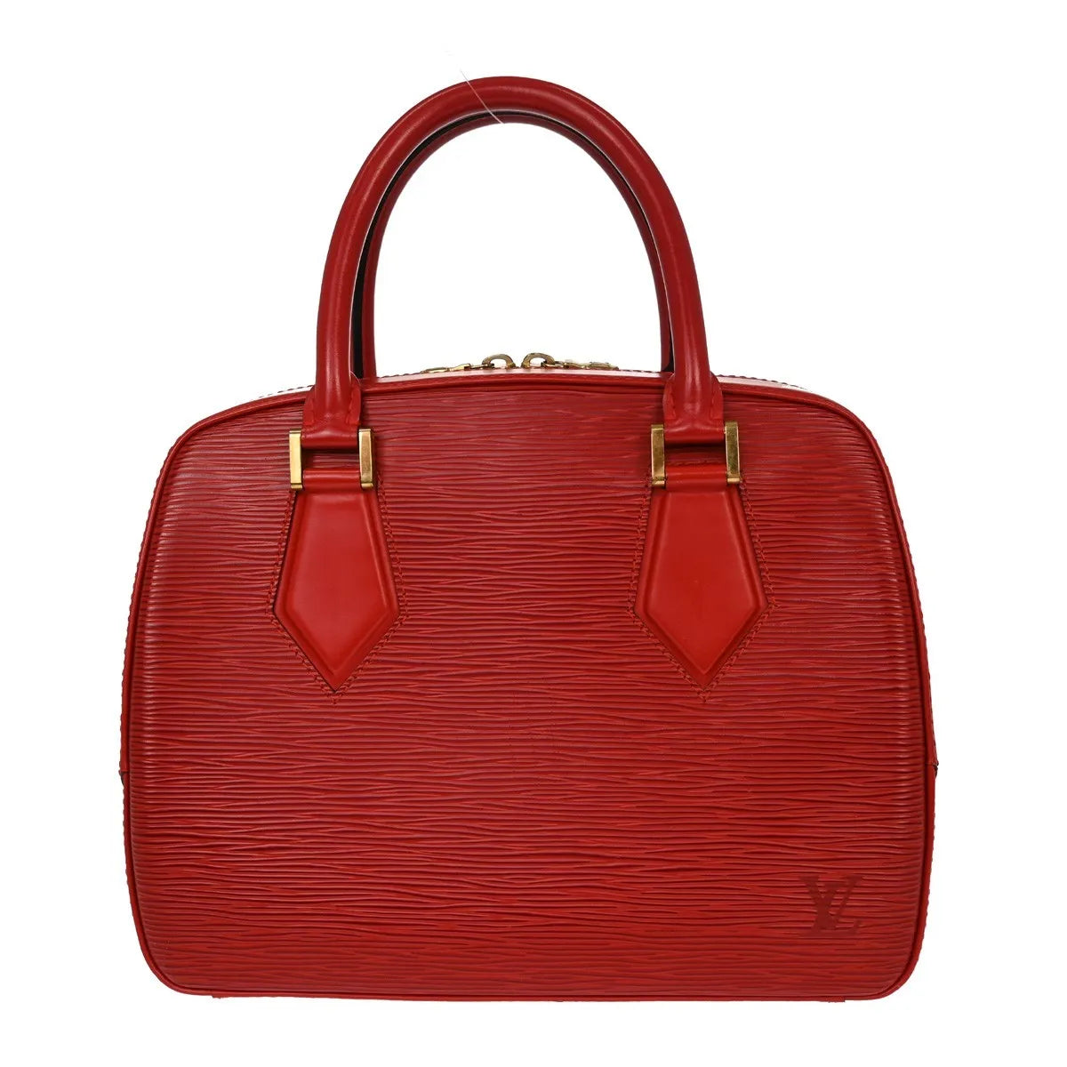 Louis Vuitton Sablons Epi Leather Red Leather Handbag (Pre-Owned)