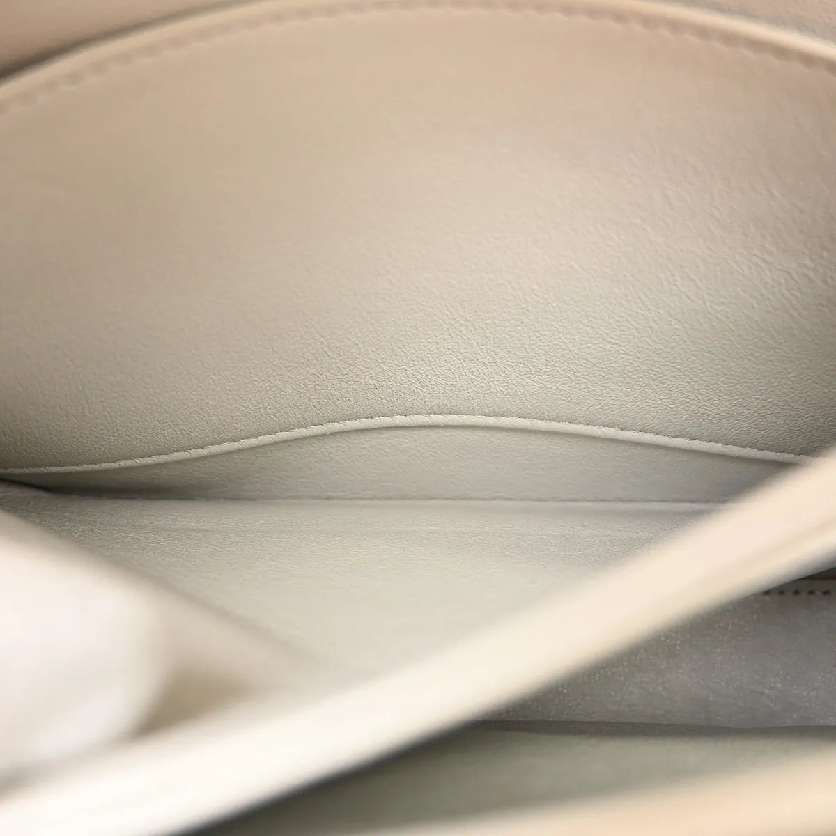 Celine C Bag Leather Gray Leather Shoulder Bag Bag (Pre-Owned)