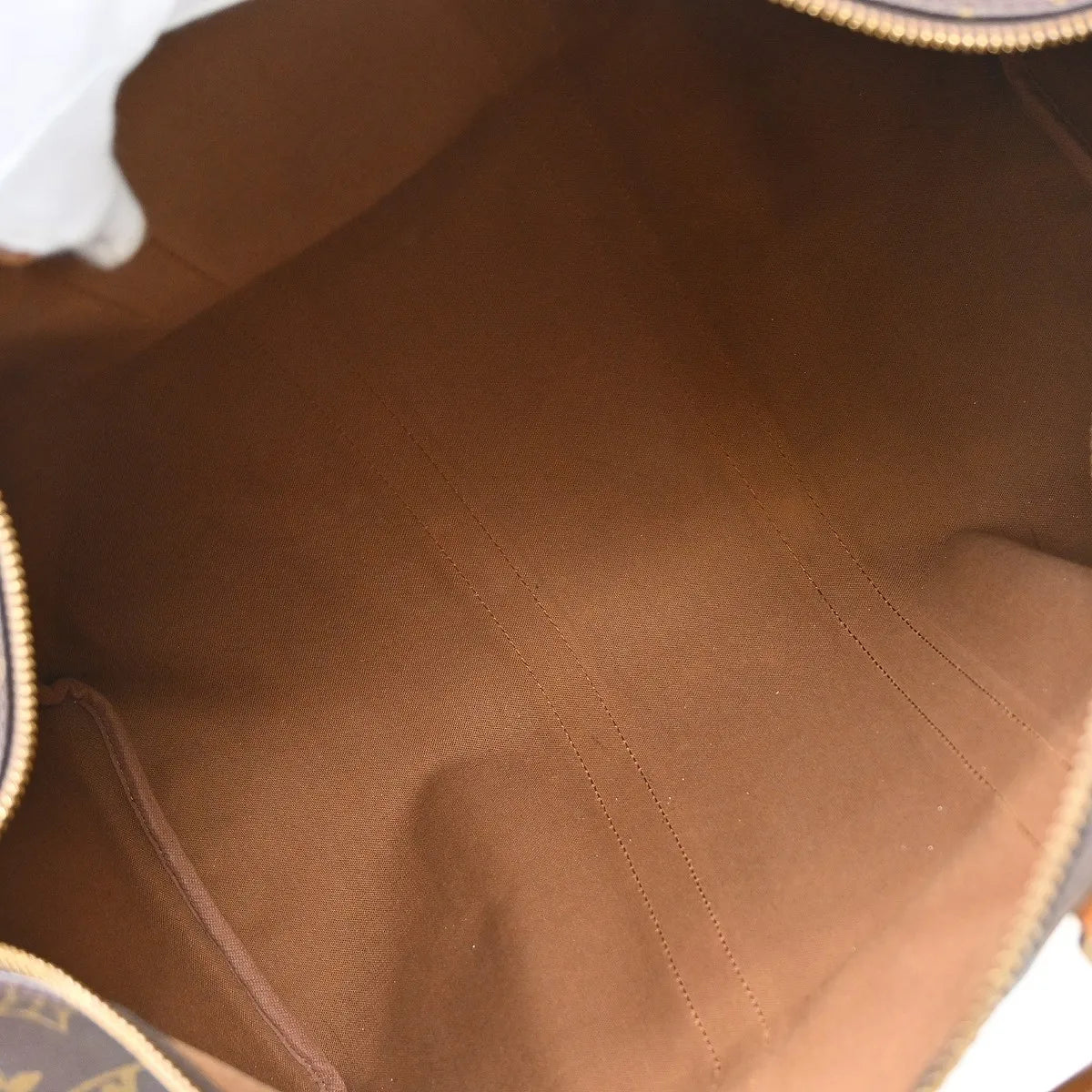 Louis Vuitton Keepall Bag Monogram Canvas Brown Canvas Travel Bag Bag (Pre-Owned)