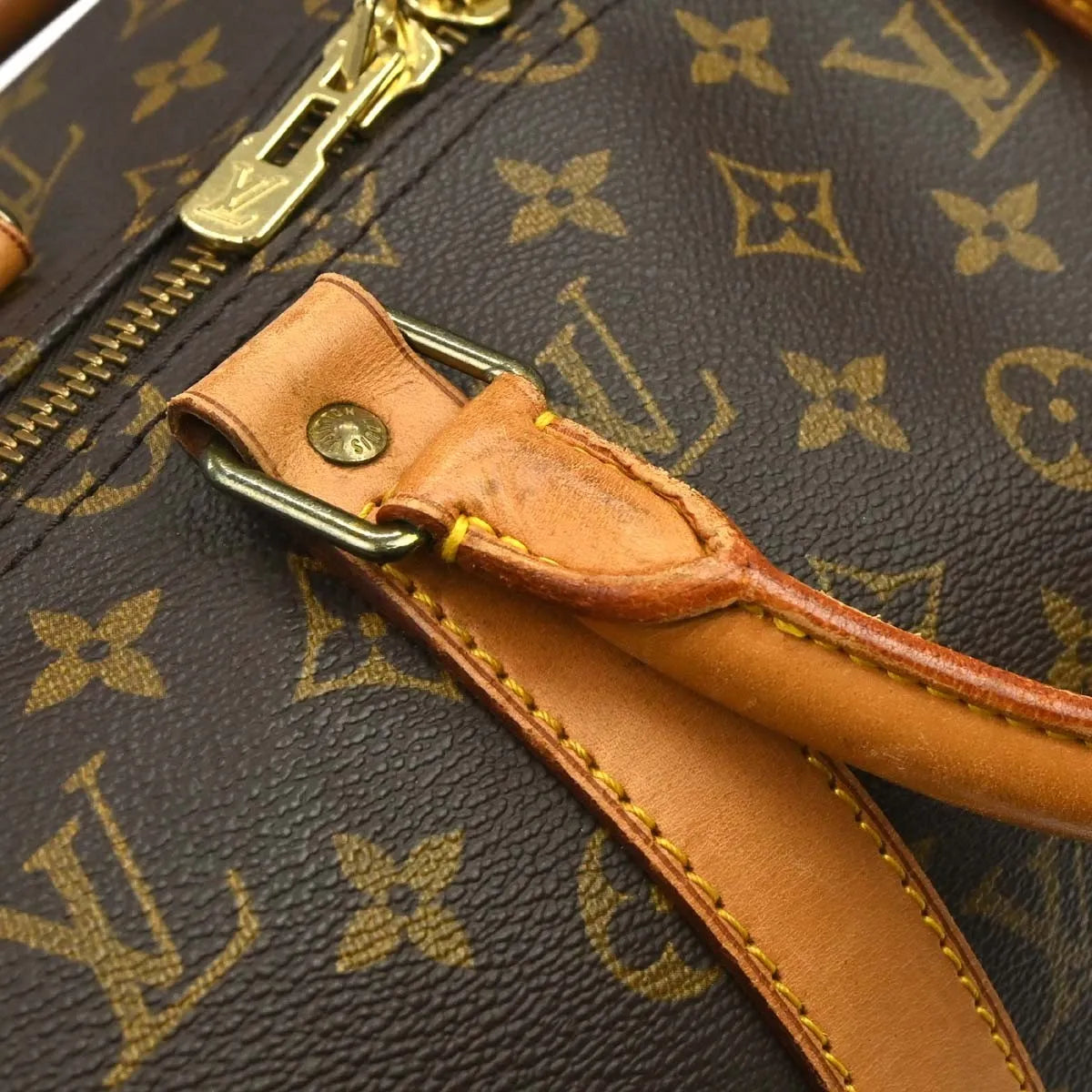 Louis Vuitton Keepall Monogram Canvas Brown Canvas Travel Bag Bag (Pre-Owned)