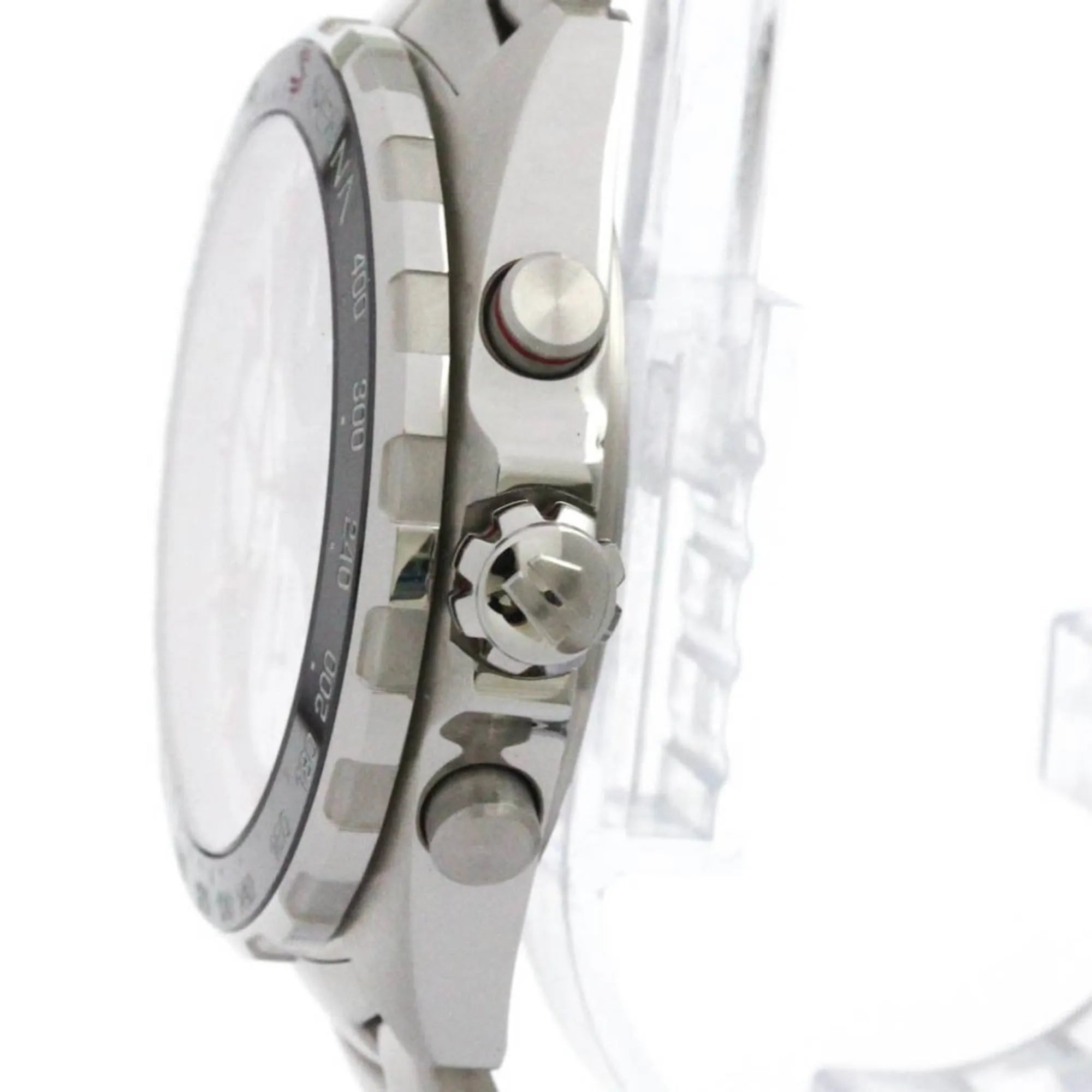 Tag Heuer Formula 1 Senna Calibre 16 Chronograph Automatic Stainless Steel And Leather Watch (Pre-Owned)