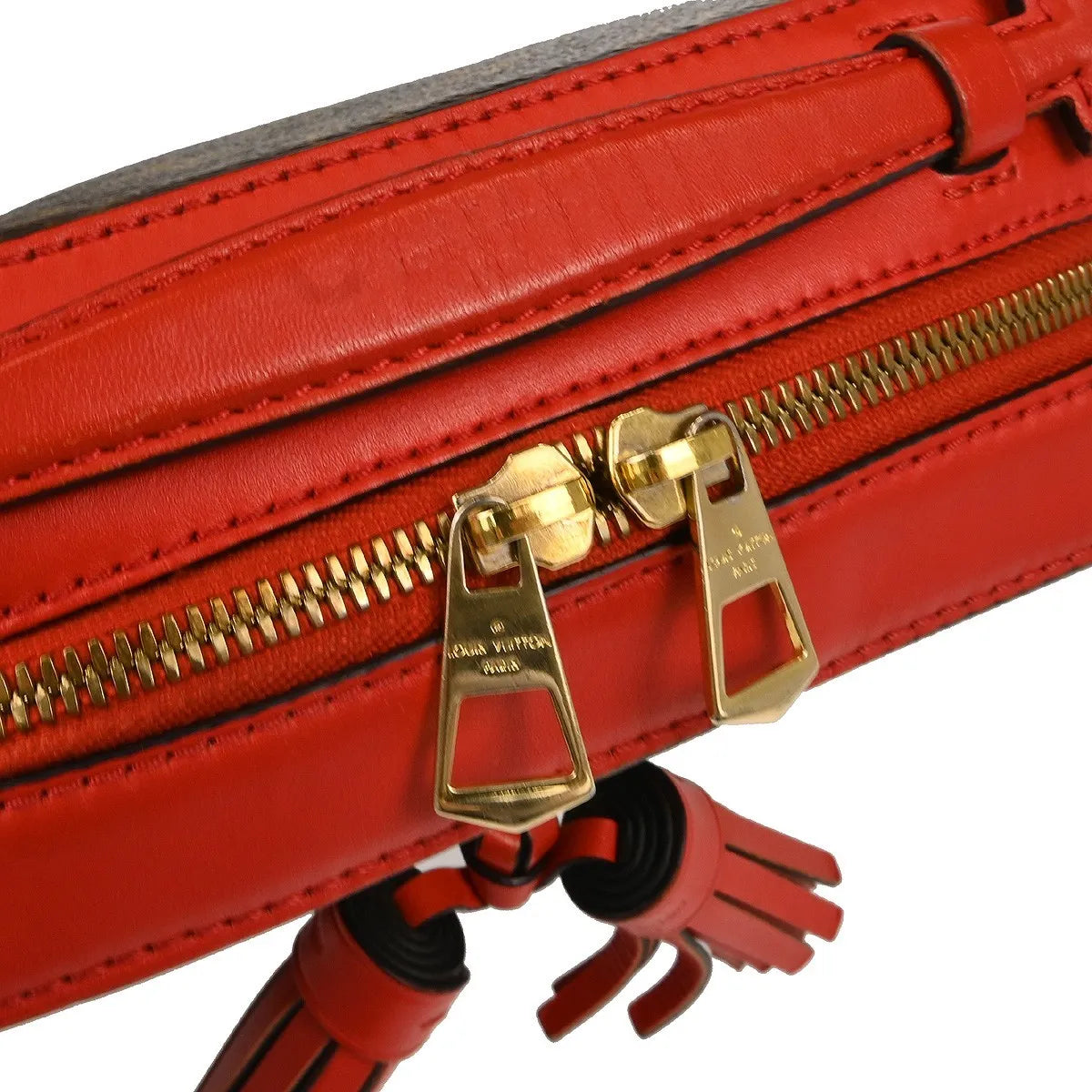 Louis Vuitton Saintonge Monogram Canvas With Leather Brown Canvas Shoulder Bag Bag (Pre-Owned)