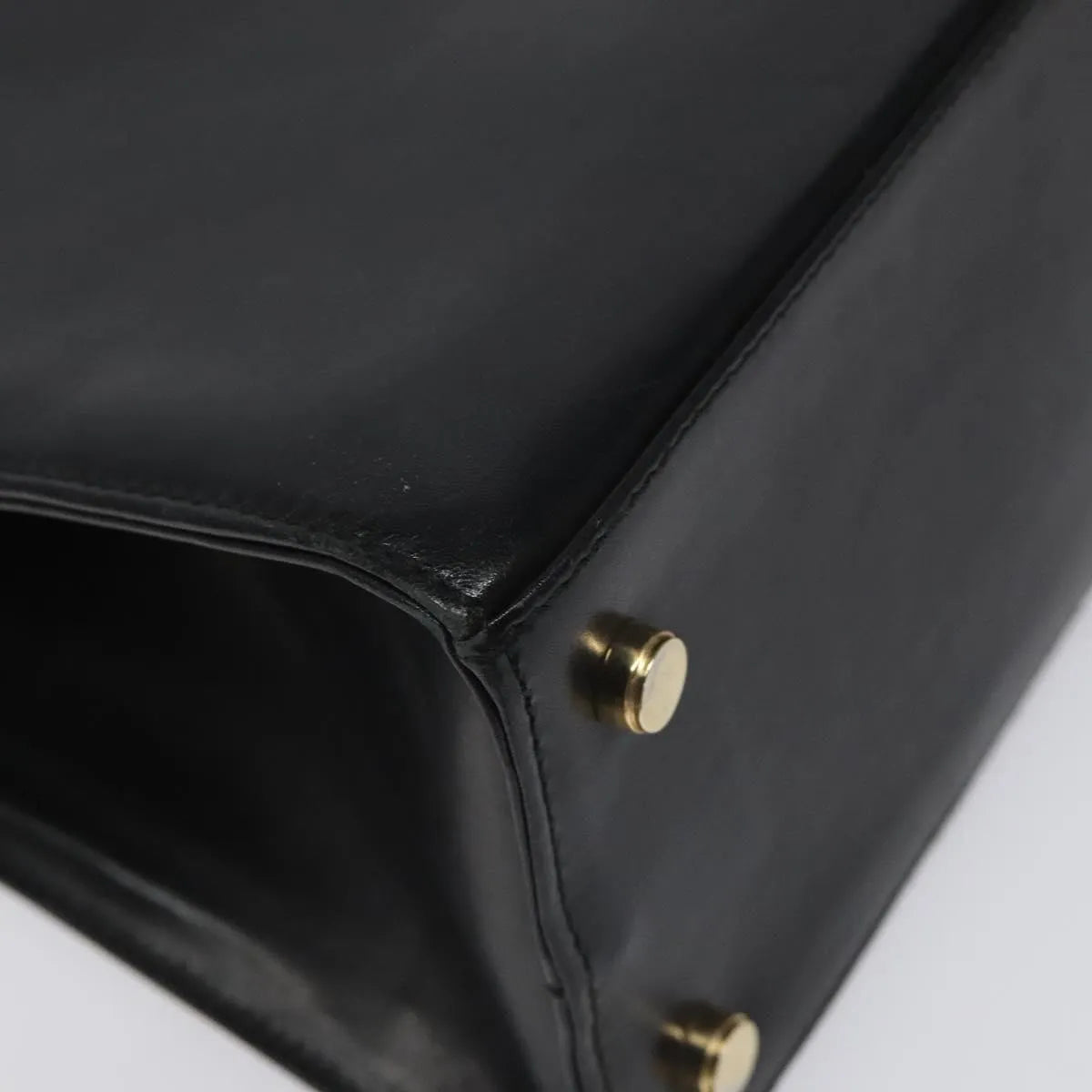 Salvatore Ferragamo Vala Leather Black Leather Shoulder Bag Bag (Pre-Owned)