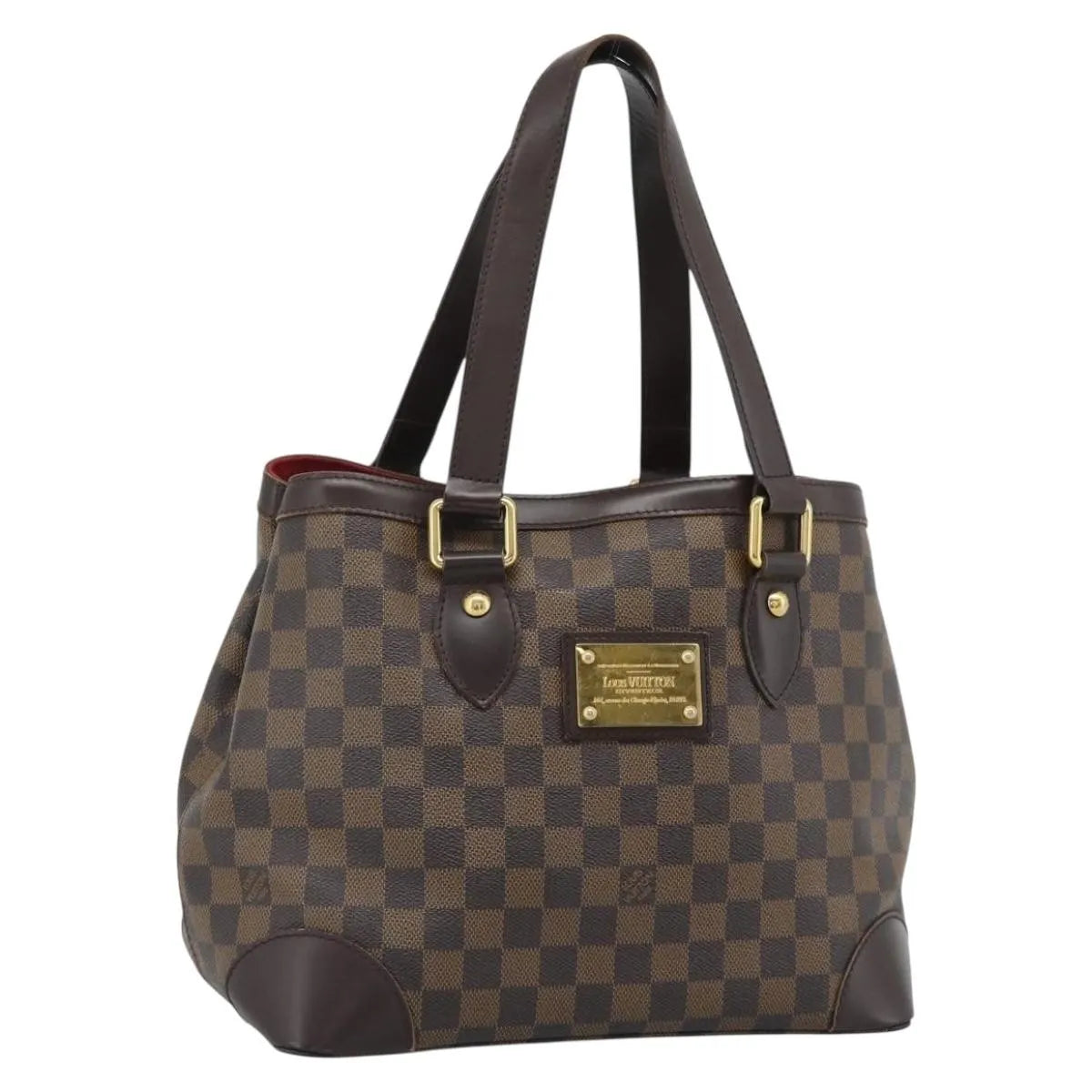 Louis Vuitton Hampstead Damier Brown Canvas Tote Bag Bag (Pre-Owned)