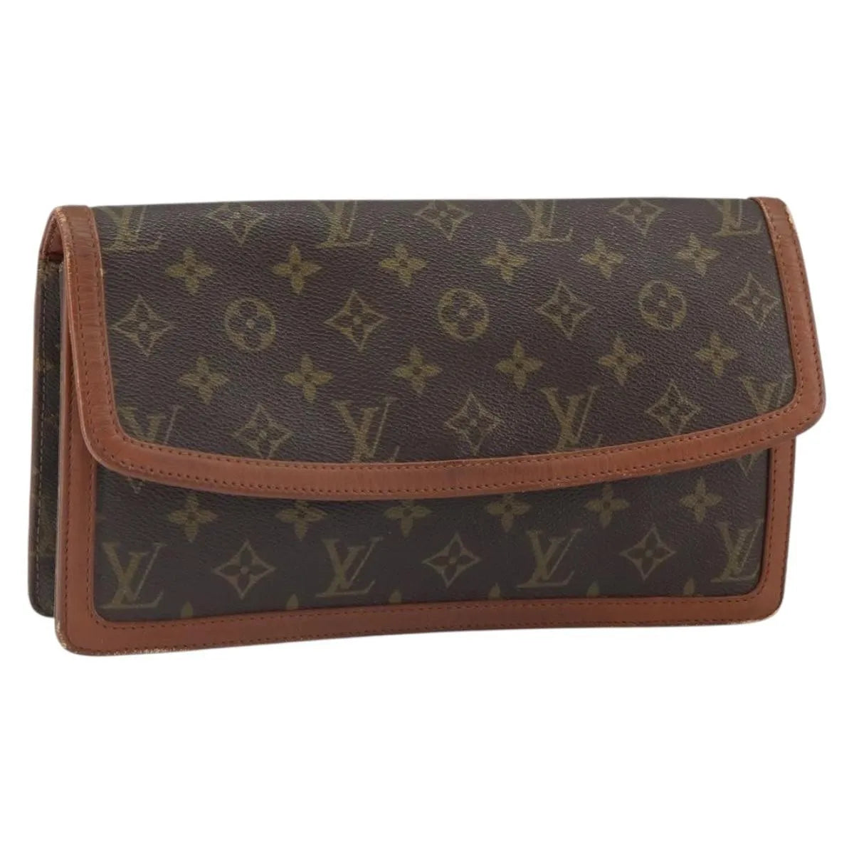 Louis Vuitton Dame Pochette Monogram Canvas Brown Canvas Clutche & Pouche Bag (Pre-Owned)