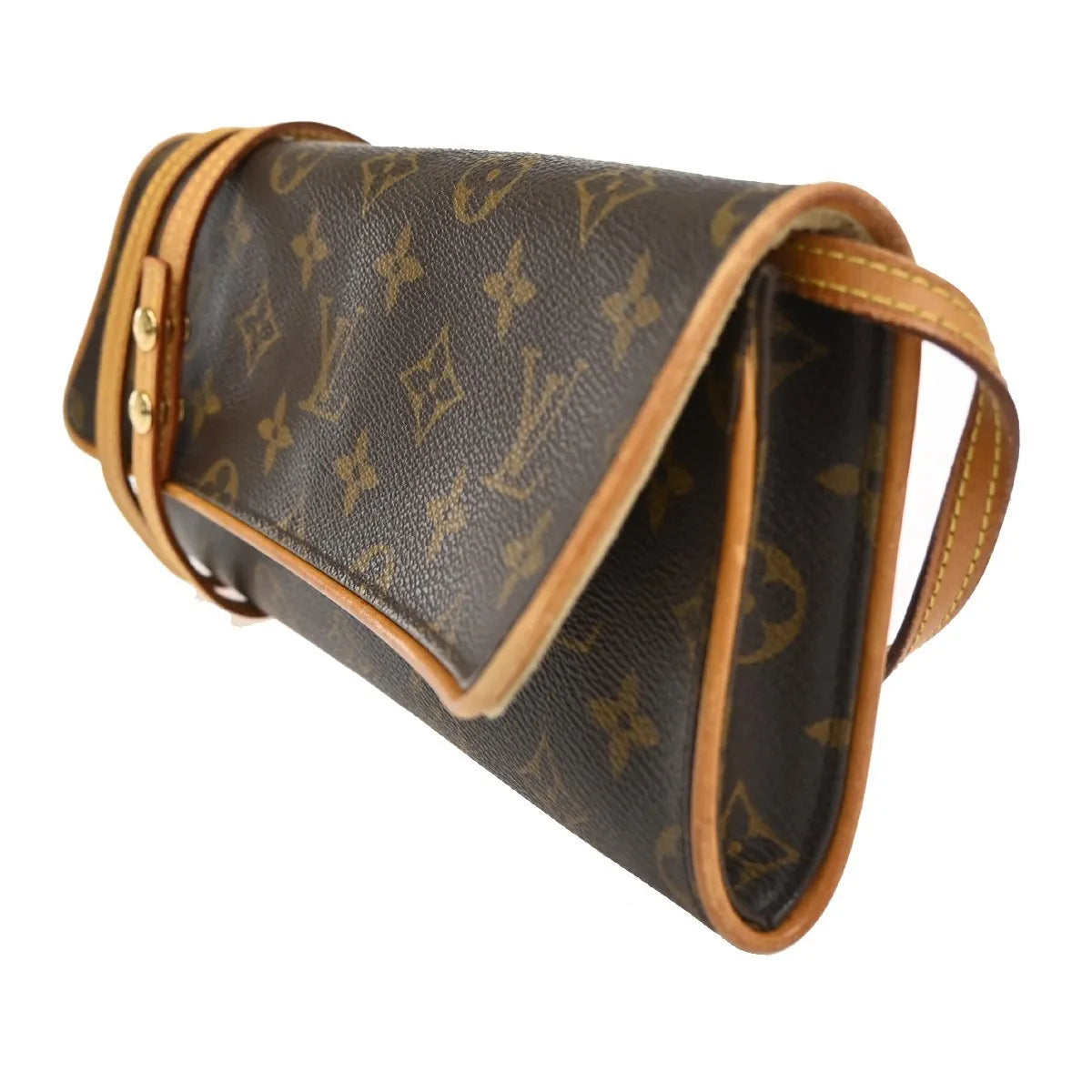 Louis Vuitton Twin Monogram Canvas Brown Canvas Clutche & Pouche Bag (Pre-Owned)