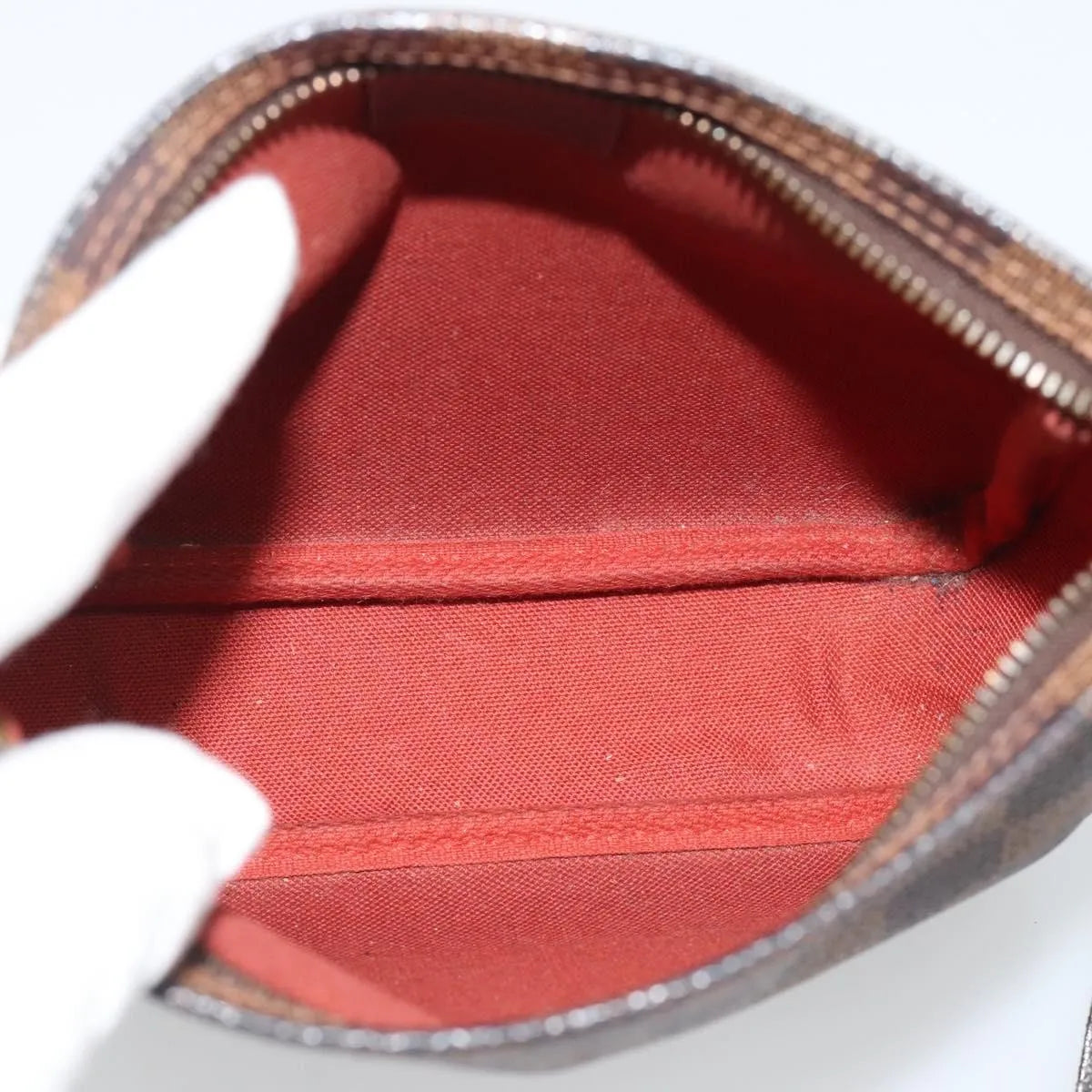 Louis Vuitton Trousse Make Up Damier Brown Canvas Clutche & Pouche Bag (Pre-Owned)