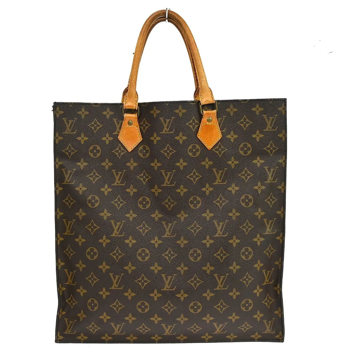 Louis Vuitton Sac Plat Nm Bag Monogram Canvas Brown Canvas Tote Bag Bag (Pre-Owned)