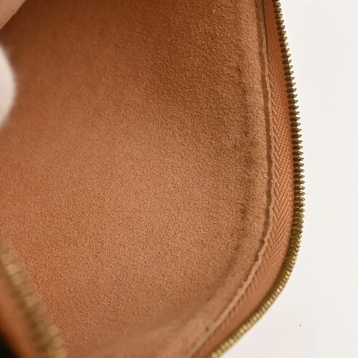 Louis Vuitton Double Zip Pochette Damier Ebene Brown Canvas Clutche & Pouche Bag (Pre-Owned)