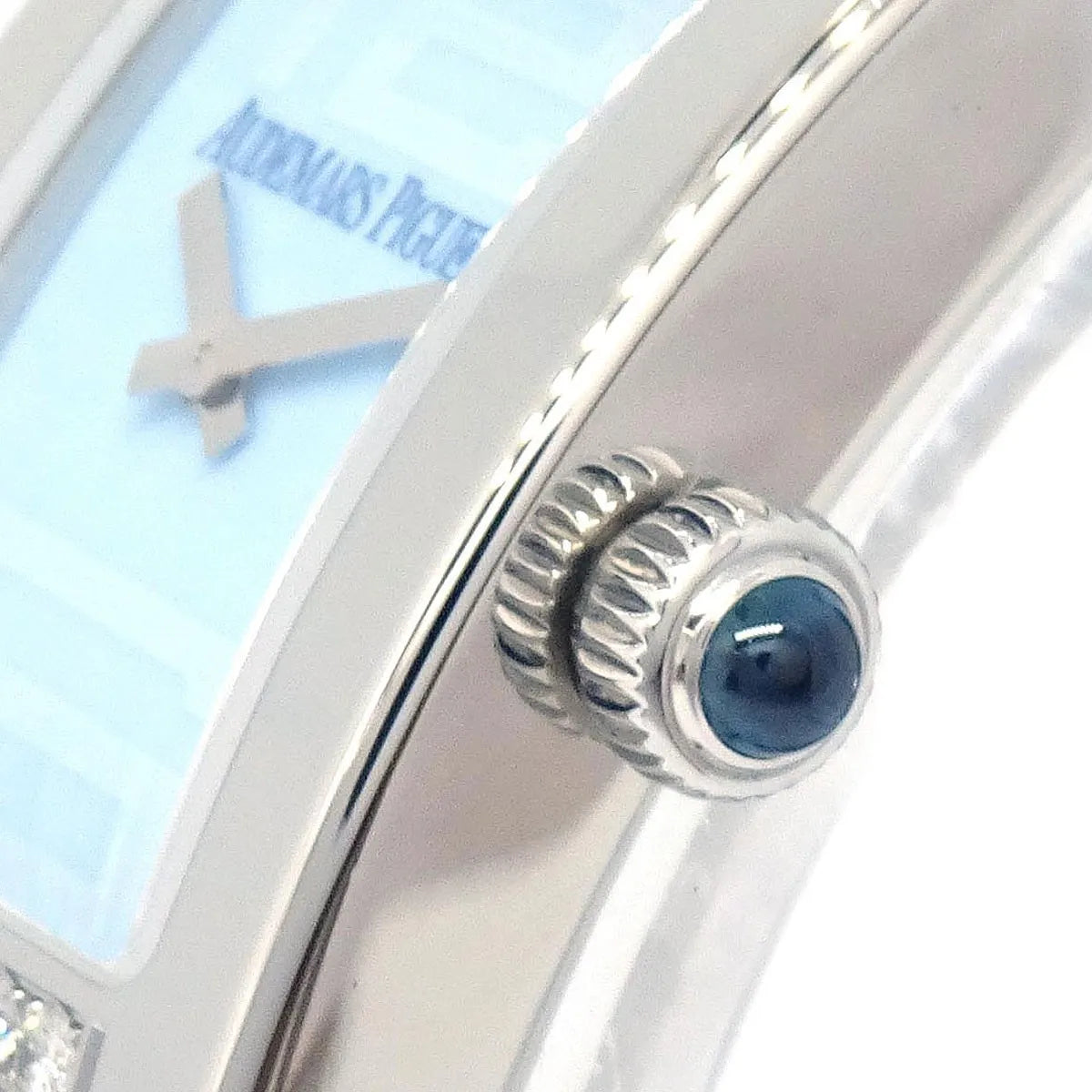 Audemars Piguet Promesse Quartz Watch Yellow Gold And Leather With Diamond Bezel Watch (Pre-Owned)