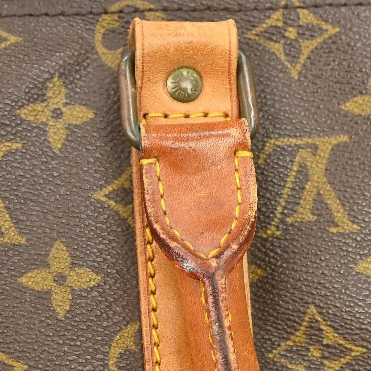 Louis Vuitton Keepall Monogram Brown Canvas Travel Bag Bag (Pre-Owned)