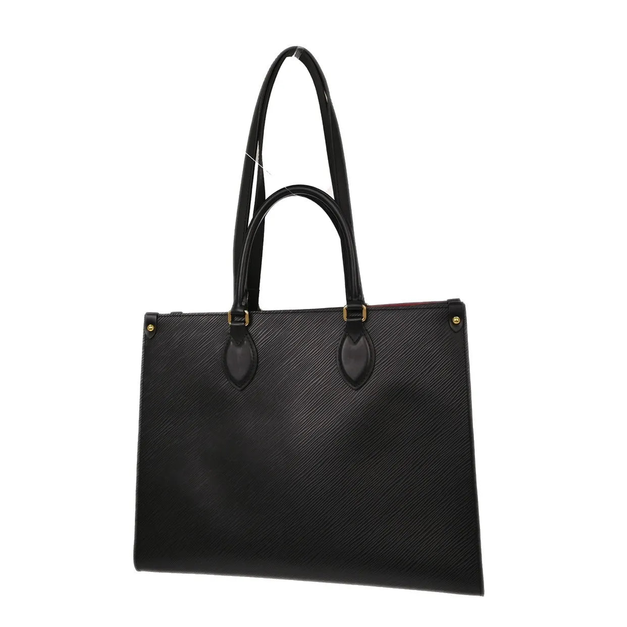 Louis Vuitton Onthego Tote Epi Leather Black Leather Tote Bag Bag (Pre-Owned)